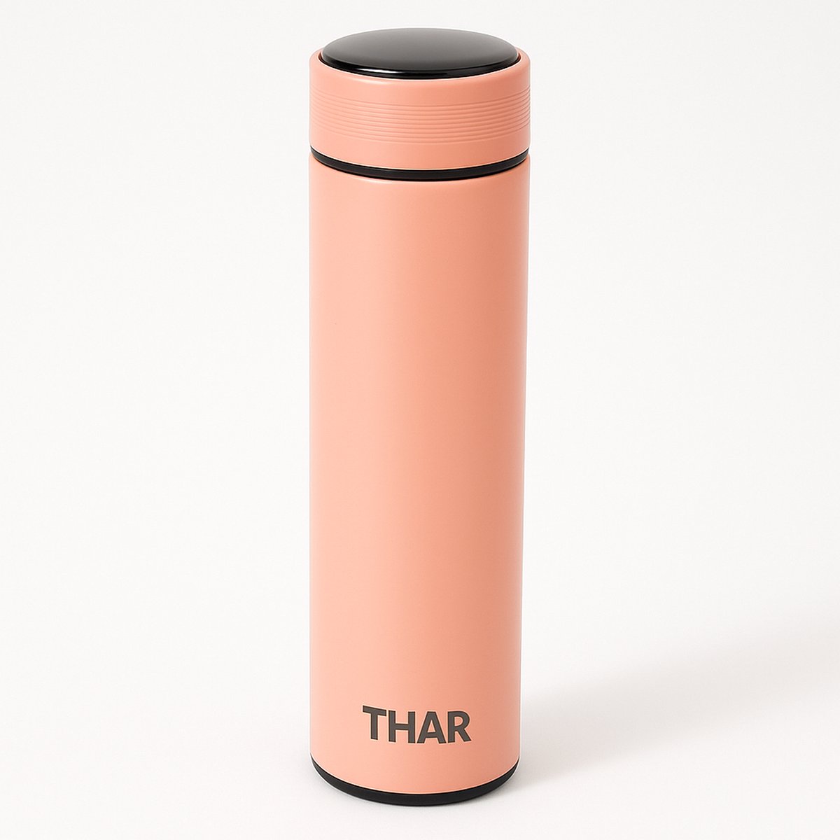 THAR Slimme Thermosfles 500ml – LCD Display & Dubbelwandig - Sakura Roze
