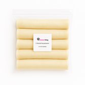 Animalking Dental Kauwstaaf Hond - Kauwbotten Hond Runderhuid - Hondensnacks - 4 CM x 25 CM 5 Stuks