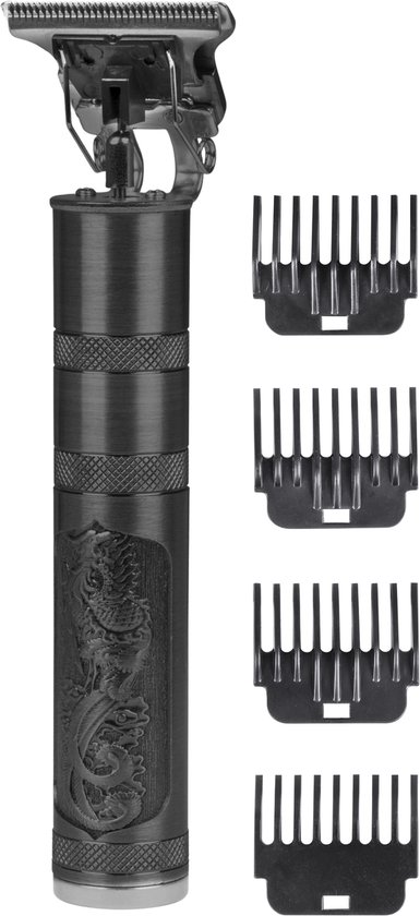 Nuvance Tondeuse Mannen - Tondeuse Hoofdhaar - Inclusief 4 Opzetstukken - Baardtrimmer en Haartrimmer - Tondeuses - Usb Oplaadbaar