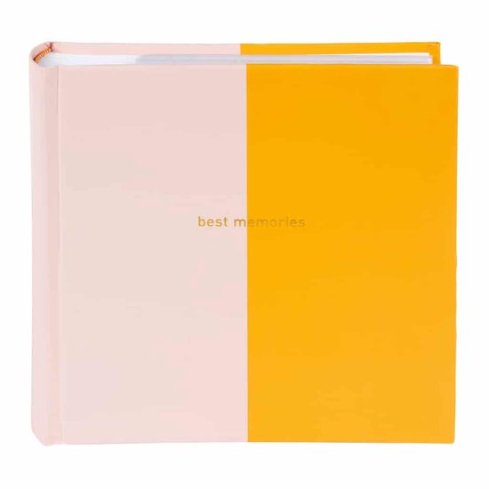 Goldbuch - Album à insérer Coloration - Rose/ Oranje - 200 photos 10x15 cm