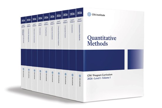 Foto: 2026 cfa program curriculum level i box set