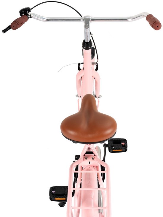 SJOEF City Meisjesfiets 24 inch - Kinderfiets 8, 9, 10, 11, 12 jaar - Oma Fiets 24 inch Meisje - Roze