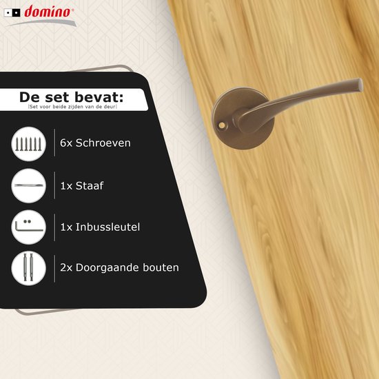 Alpertec 40401020K1 Aluminium deurbeslag Maria - LS langschildgarnituur voor woningingingingdeuren in zilver geanodiseerd PZ 72 MM knop/drukknop