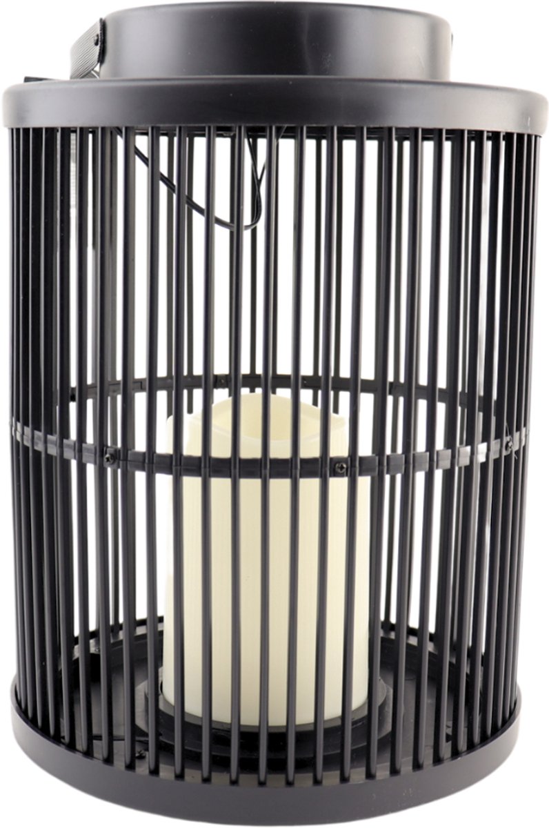 HIXA Solar tafellamp buiten - Lantaarn - LED - Tuinverlichting - Tafellamp - Buiten - Lamp - Zonne-energie