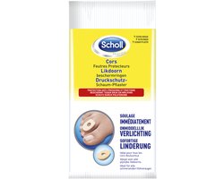Scholl Likdoornpleisters - 9 stuks - Likdoorn Ringen Antidruk - Schuimringen - Eksteroog Pleister - Likdoornbescherming