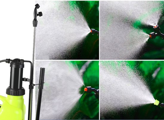 Rugdrukspuit 12 liter - Drukspuit - Druksproeier met verstelbare lans - Tuinsproeier voor onkruid, meststoffen en reiniging - drukspuit zuurbestendig — afbeelding 4