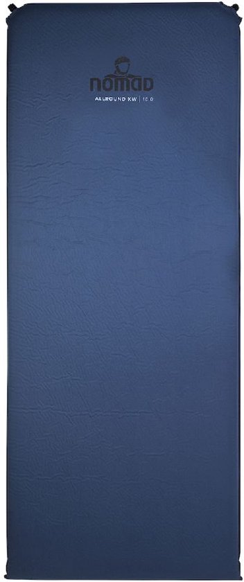 NOMAD® Allround XW 10.0 Slaapmat Zelfopblazend | Blauw | 198x76 cm | 10 cm Dik | 1 Persoons Luchtbed | Incl compressiehoes