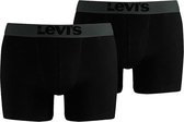 Levis - 2-pack Basic Boxershorts Zwart - XXL