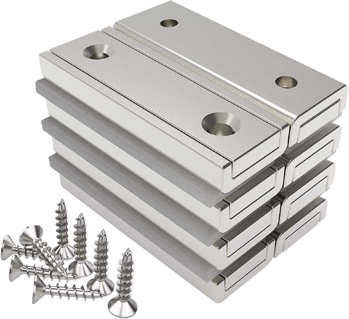 Zeynomax Neodymium rechthoekige magneten - veelzijdig en krachtig - 8 stuks