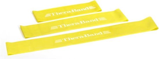 Thera-Band Loop Oefenband Geel 7,6 x 20,5 cm - Progressieve Weerstand