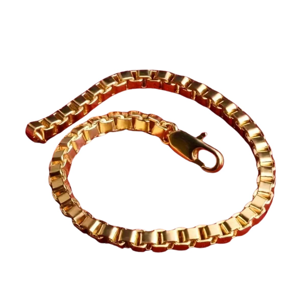 Bovista Armband - Staal - Nep Zilver - Heren - Nep Goud
