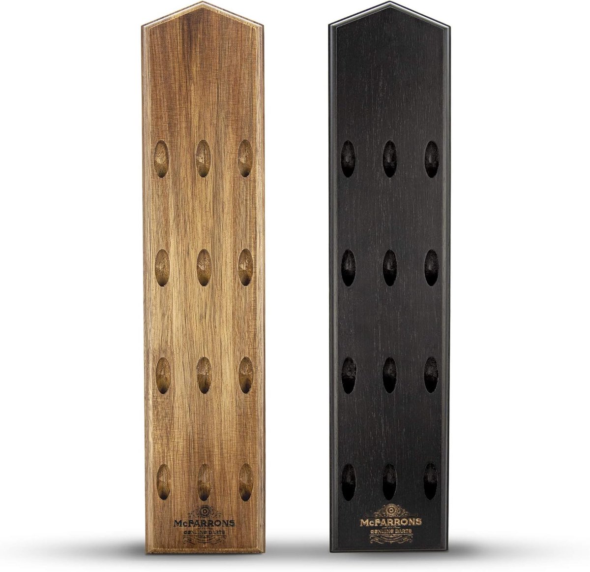 Houten dartpijlhouder - Voor 12 darts - Voor stalen en softdarts