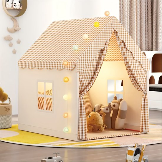 Dutchers® Speeltent - Kindertent - Speelhuis - Tipitent - Speelhuisje - Tent - Binnentent - Zonder verlichting