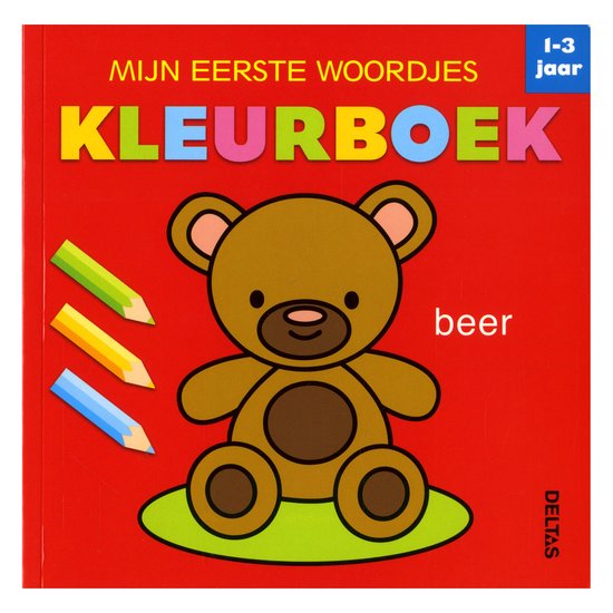 Mijn eerste woordjes Kleurboek – 1-3 jaar
