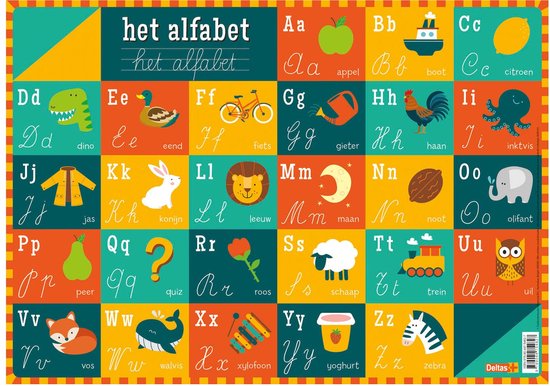 Sous-verres éducatifs - l'alphabet