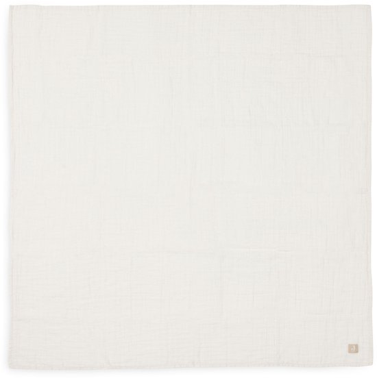 Jollein - Hydrofiele Doek Large 115x115cm - Inbakerdoek - Zacht Katoen - 2 Stuks - Biscuit/Ivory van Jollein — afbeelding 4