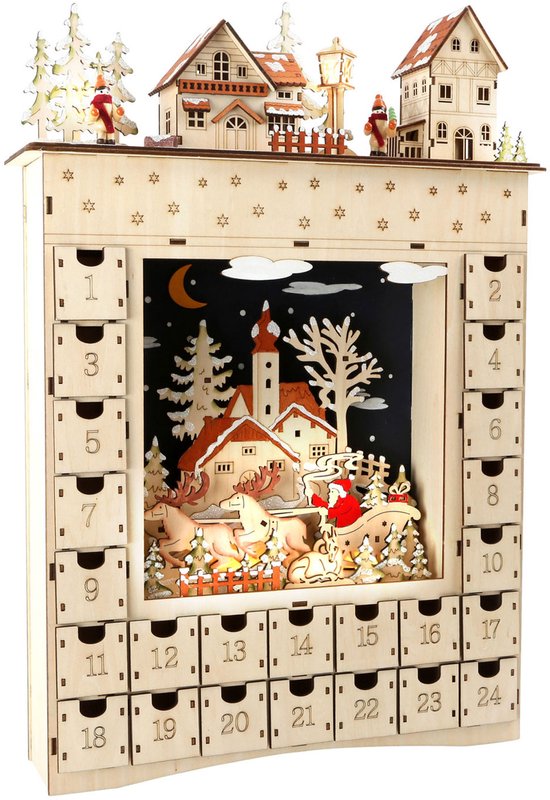 Small Foot - Houten Adventskalender Winter Droom