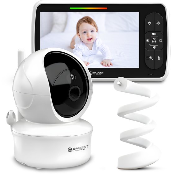 Babyfoon met Camera en 5 inch HD Monitor