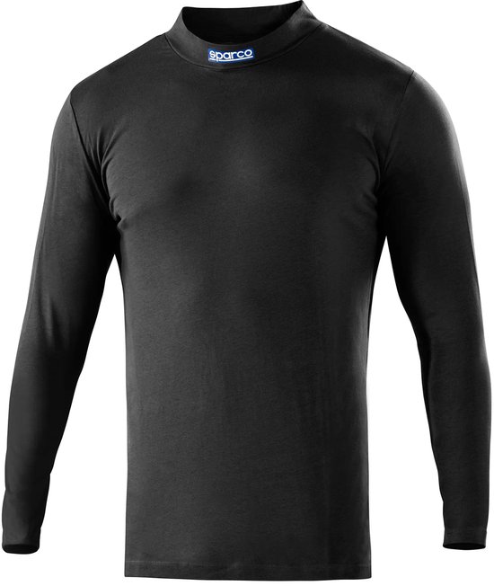 Sparco B-Rookie Hoge Kraag T-Shirt - Zwart/Wit/Blauw — M van Sparco — afbeelding 2