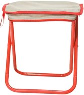 Bovista Strandstoel Opvouwbaar - Inklapbaar - Met Rugleuning - Volwassenen - Folding chair - Beach - Camping - Rood