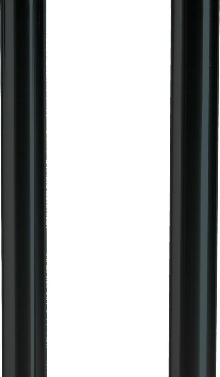 Cavus zwarte stalen 120 cm x 6 cm dubbele kolom