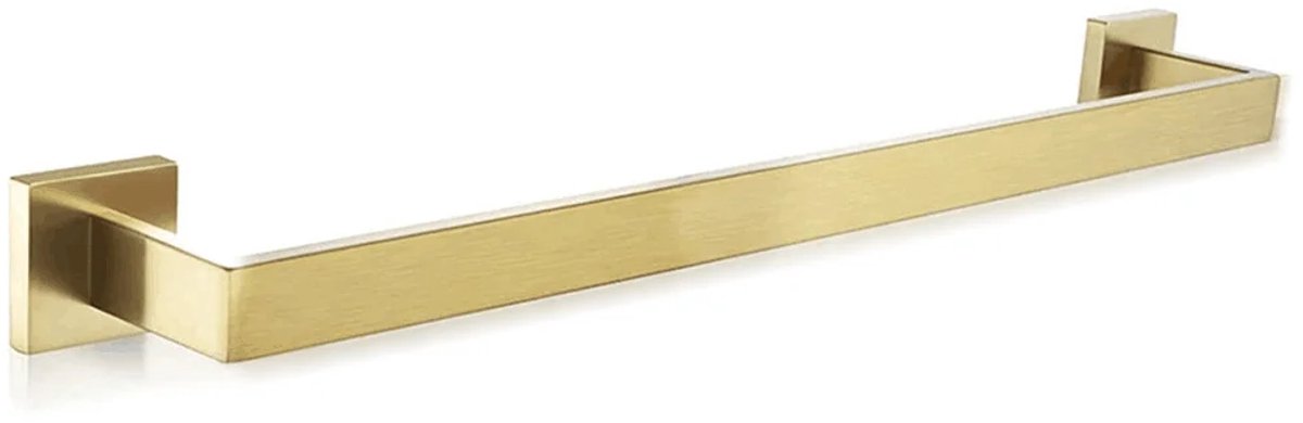 Nurion Handdoekbeugel goud vierkant 60cm - RVS - High Quality