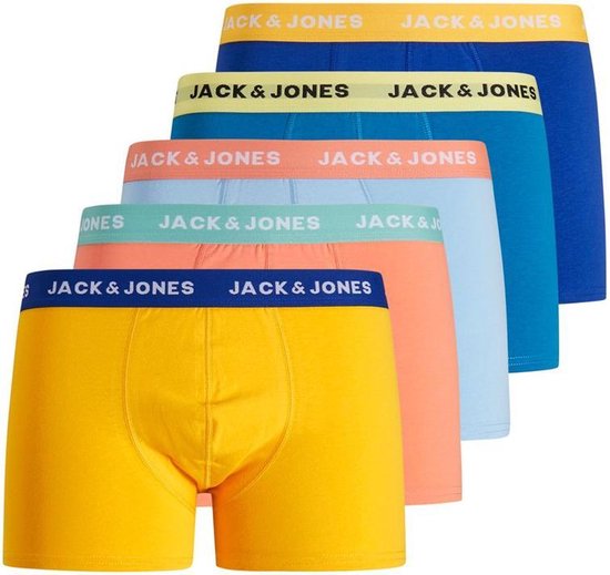 Jack & Jones - Heren 5-Pack Boxershorts JacSummer - L | bol
