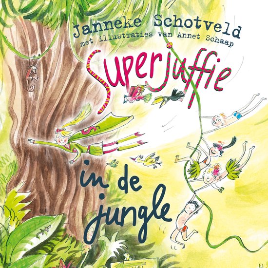 Superjuffie in de jungle - cover