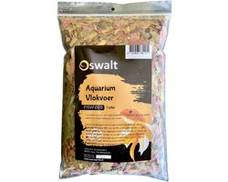 Oswalt Aquarium Vlokvoer - Vissenvoer - 1 Liter