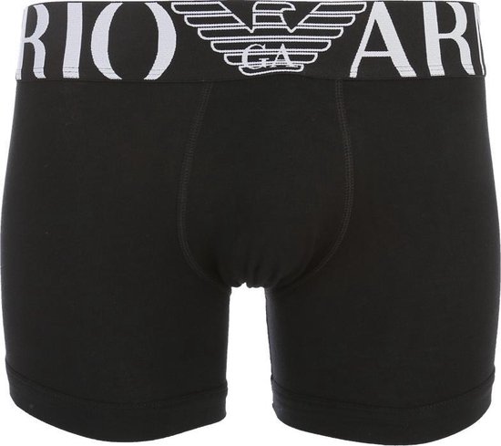 Emporio Armani - Heren - Basis Boxershort EA Logo  - Zwart - S