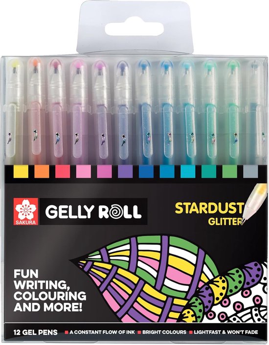 Grafix Gelpennen | Gekleurde gelpennen | Glitter gelpennen | Neon