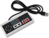 Dolphix Nintendo (NES) style USB controller voor PC, notebook en emulator / grijs/zwart - 1,35 meter