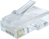 Cablexpert RJ45 krimp connectoren voor U/UTP CAT6 netwerkkabel (vast) - 100 stuks