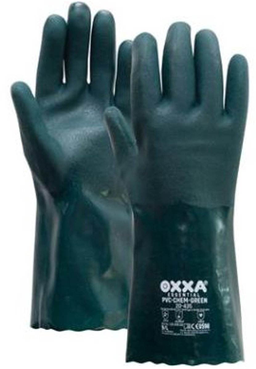 OXXA PVC-Chem-Green 20-435 handschoen (12 paar) L/9 Oxxa