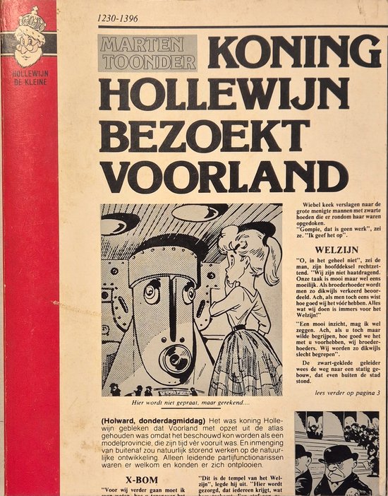 Koning Hollewijn bezoekt voorland