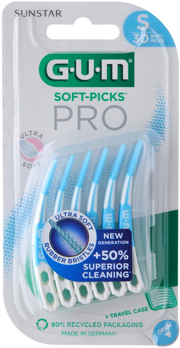 Bol.com GUM Soft-Picks PRO Small - 3 x 30 stuks - Voordeelverpakking aanbieding