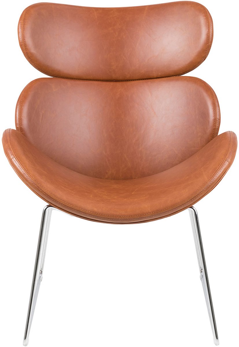 Fauteuil Bee vintage bruin moderne design stoel