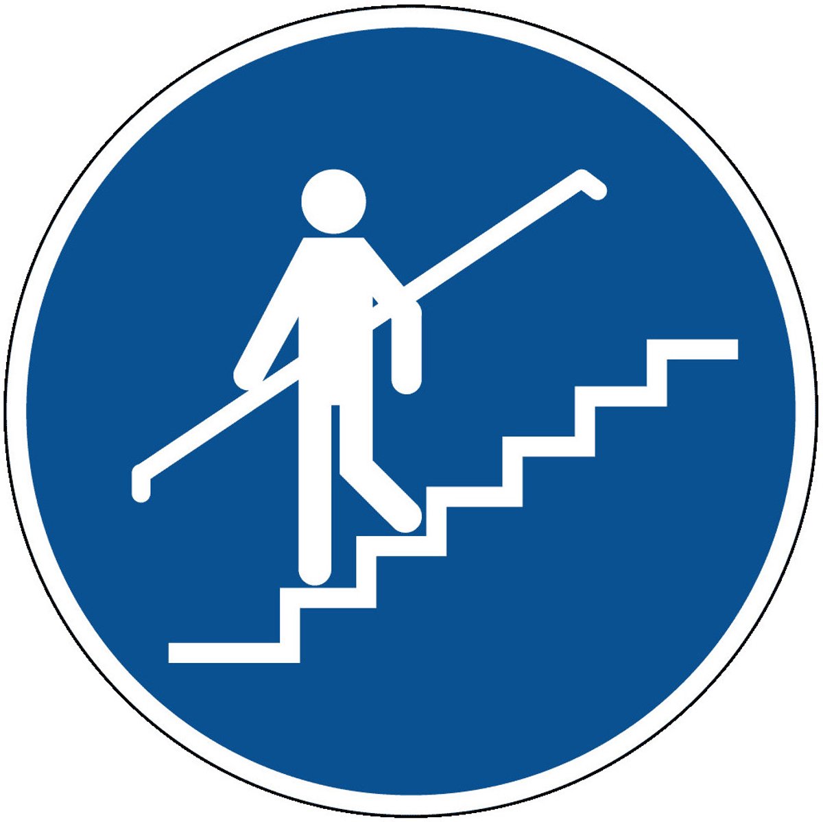 Sticker trapleuning vasthouden 200 mm