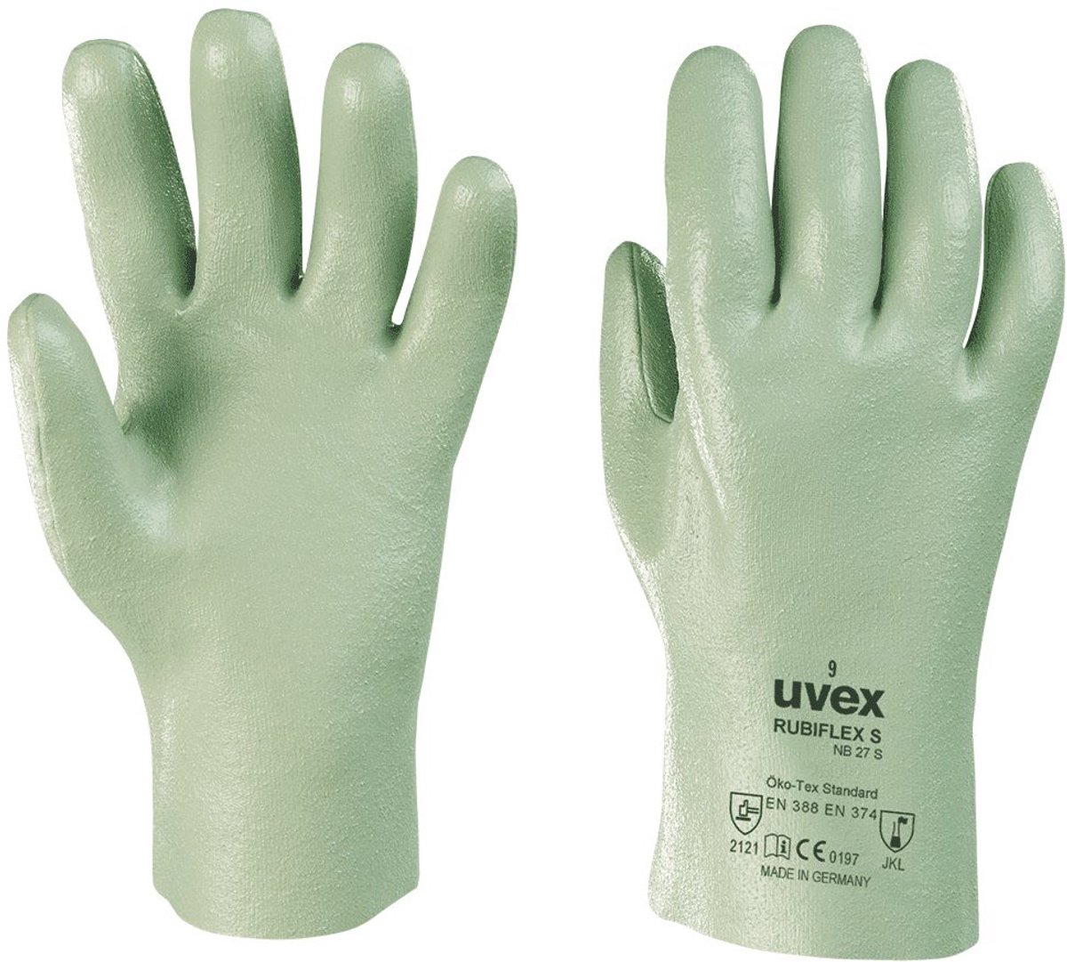 Uvex Rubiflex NB S chemisch bestendige handschoenen 27 cm XXL