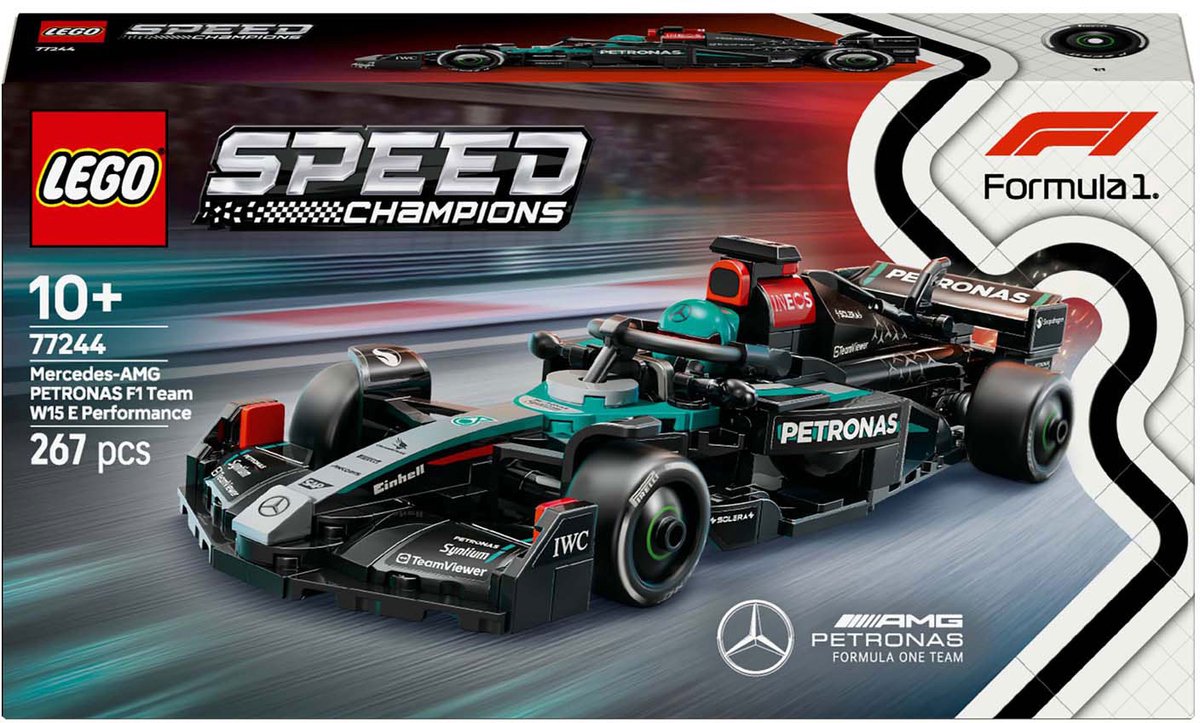 LEGO Speed Champions Mercedes-AMG F1 W15 racewagen Speelgoed - 77244 — afbeelding 24