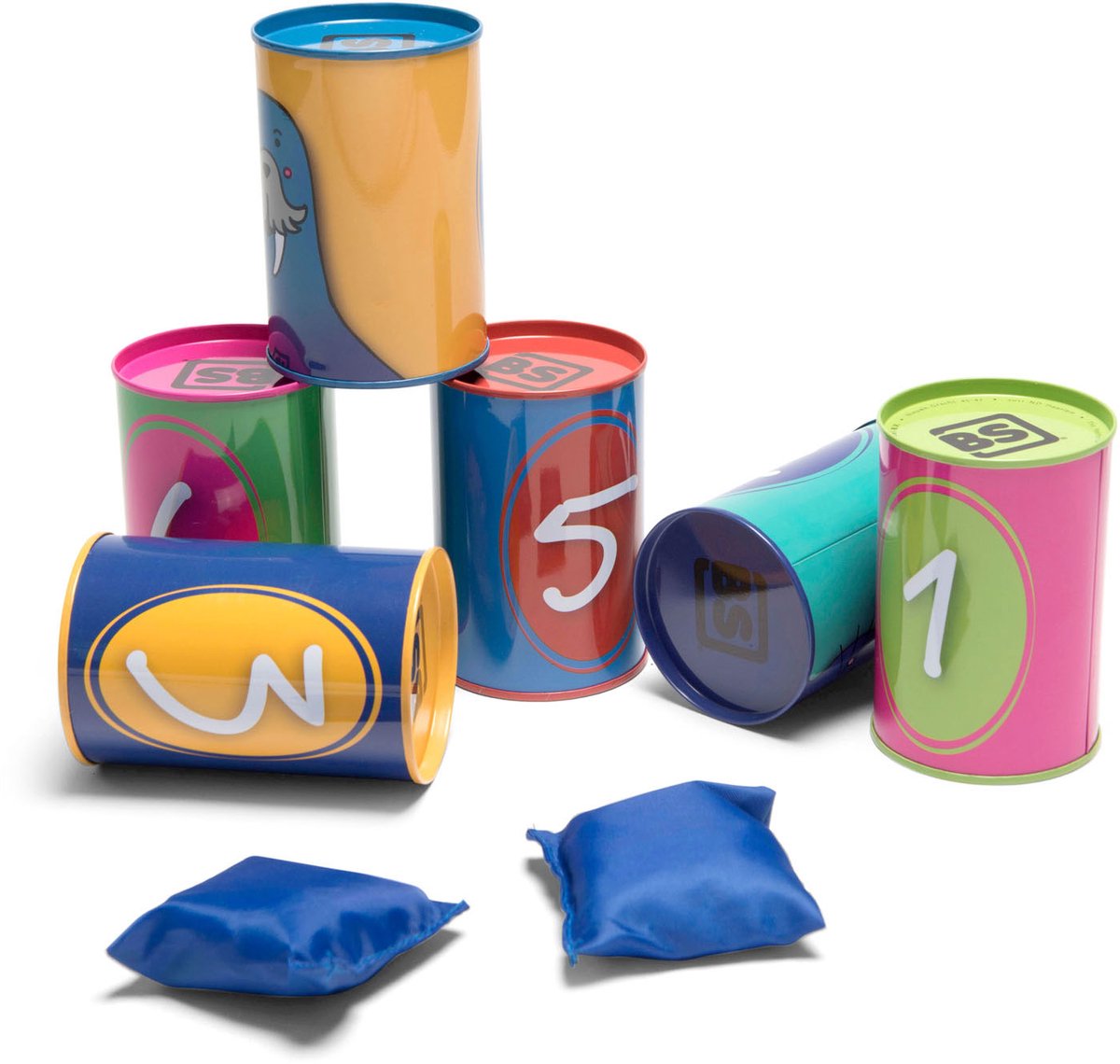 Schildkröt Chamboule Tout, Jeu de Lancer de Canettes pour Les Anniversaires d'enfants, Jeu de Jardin, 10 Canettes en Métal et 3 Sacs à Lancer, pour l'Intérieur et l'Extérieur Schildkröt Chamboule Tout, Jeu de Lancer de Canettes pour Les Anniversaires d'enfants, Jeu de Jardin, 10 Canettes en Métal et 3 Sacs à Lancer, pour l'Intérieur et l'Extérieur