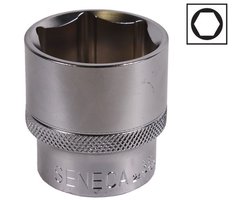 dop zeskant - 8 mm - 1/2 duims aansluiting - dopsleutel - rateldop - dop - seneca