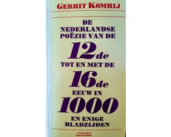 Nederlandse Poezie 12De - 16De Eeuw Pap