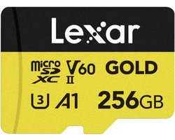 256GB Micro SD Kaart - microSDXC UHS-II Flash Geheugenkaart tot 280 MB/s voor Drone en Actiecamera