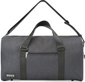 TravelZ Reistas Basics 36 liter - Compacte weekendtas 53 x 28 x 24cm - Handbagage reistas - Zwart