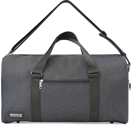 TravelZ Reistas Basics 36 liter – Compacte weekendtas 53 x 28 x 24cm – Handbagage reistas – Zwart