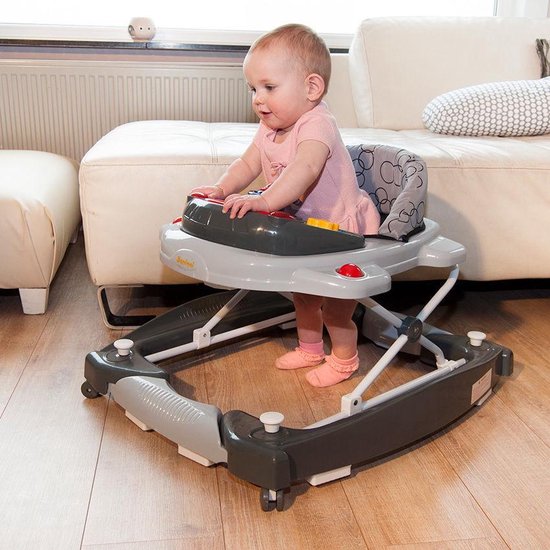 Baninni Loopstoel Classic 2-in-1 Grijs van Baninni — afbeelding 4