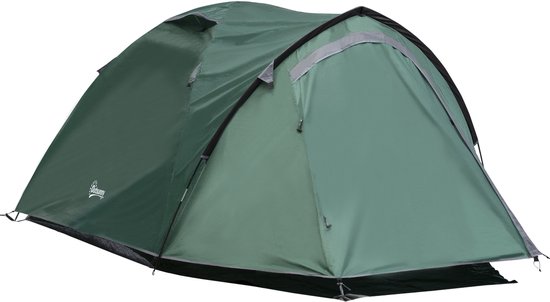 Outsunny Campingzelt Polyester Grau