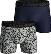 Bjorn Borg - Heren - 2-Pack Summer Leaf Boxershorts  - Blauw - XL