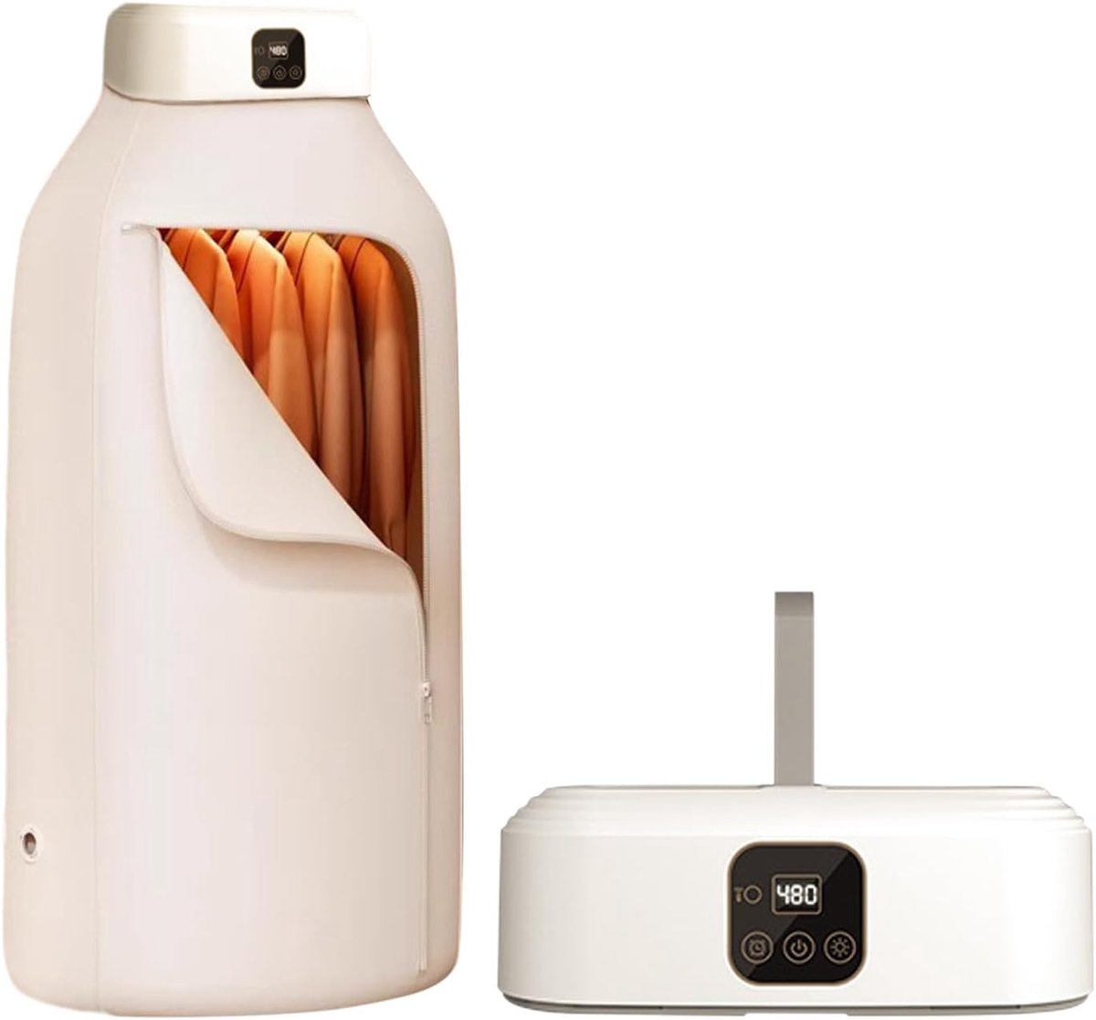 Mini-droger 600 W - Draagbaar met UV-sterilisatie - Warmtepomp technologie